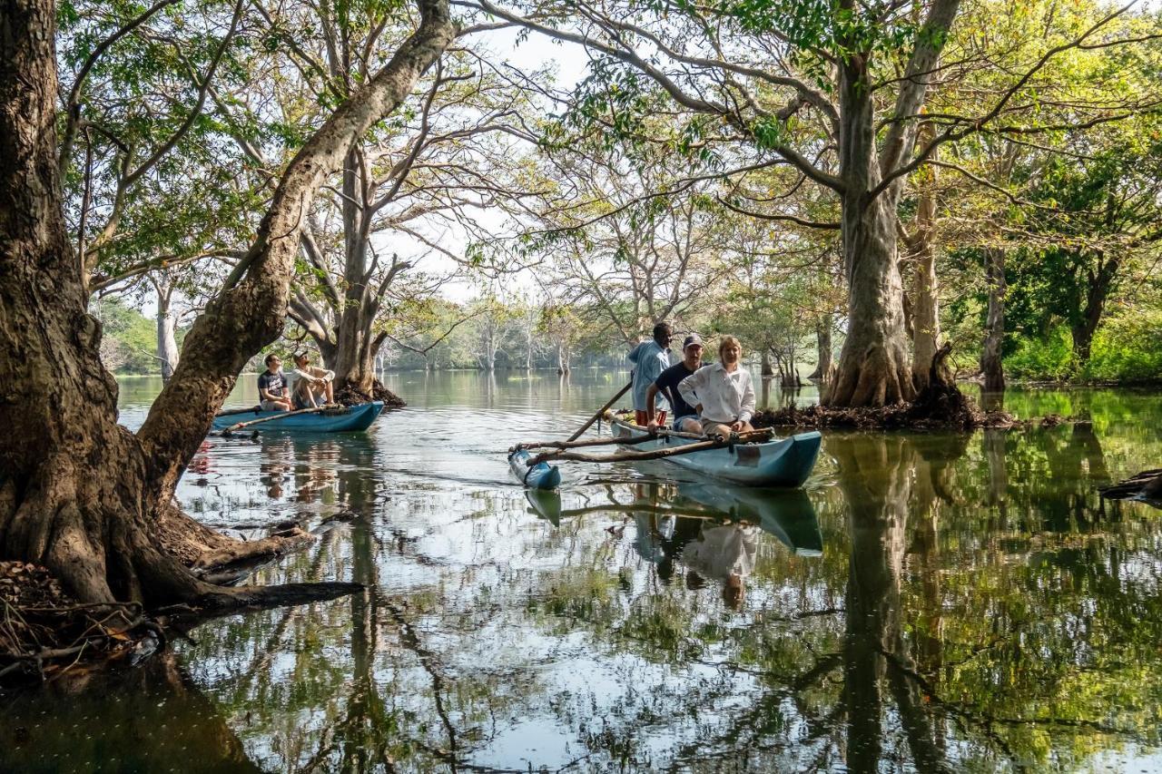 Вилла Banyan Camp Hambegamuwa Экстерьер фото